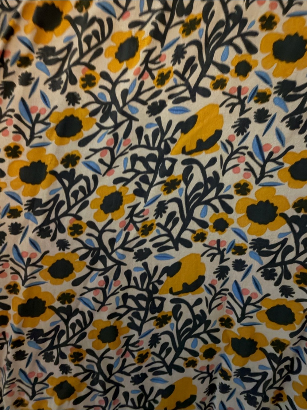 NATURAL LIFE Sunflower Floral Button-Front Maxi Dress - Picture 6 of 7